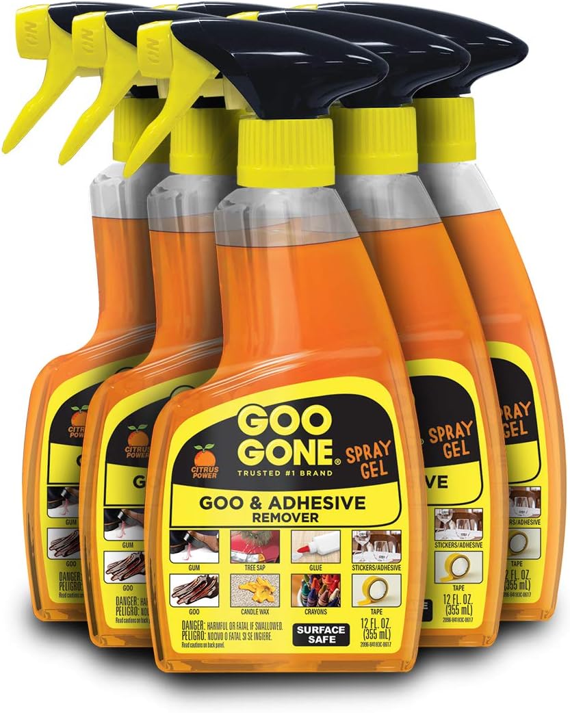 Goo Gone Original Spray Gel - Powerful Adhesive Remover 12 Oz