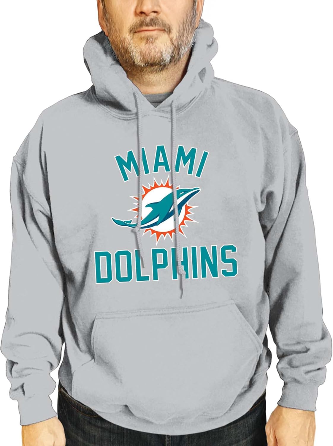 Miami Dolphins Adult Gameday Hooded Sweatshirt for Fans