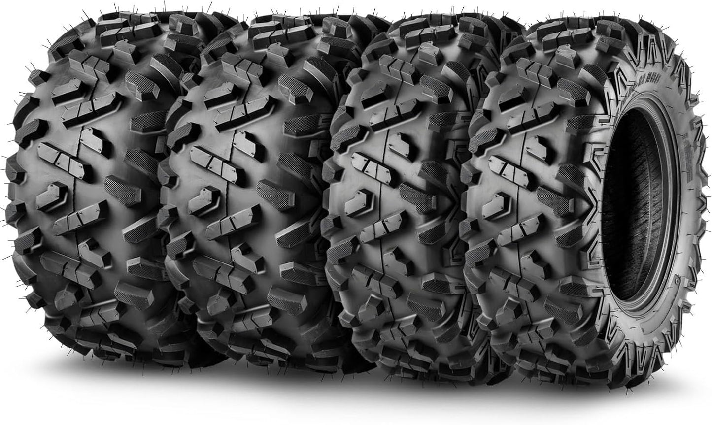 TRIPOWER ATV UTV Tires 25x8-12 & 25x10-12 All Terrain Set
