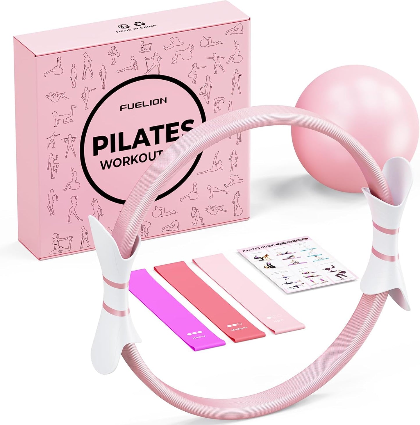 Pilates Ring Set for Women: Home Workout Equipment Essentials