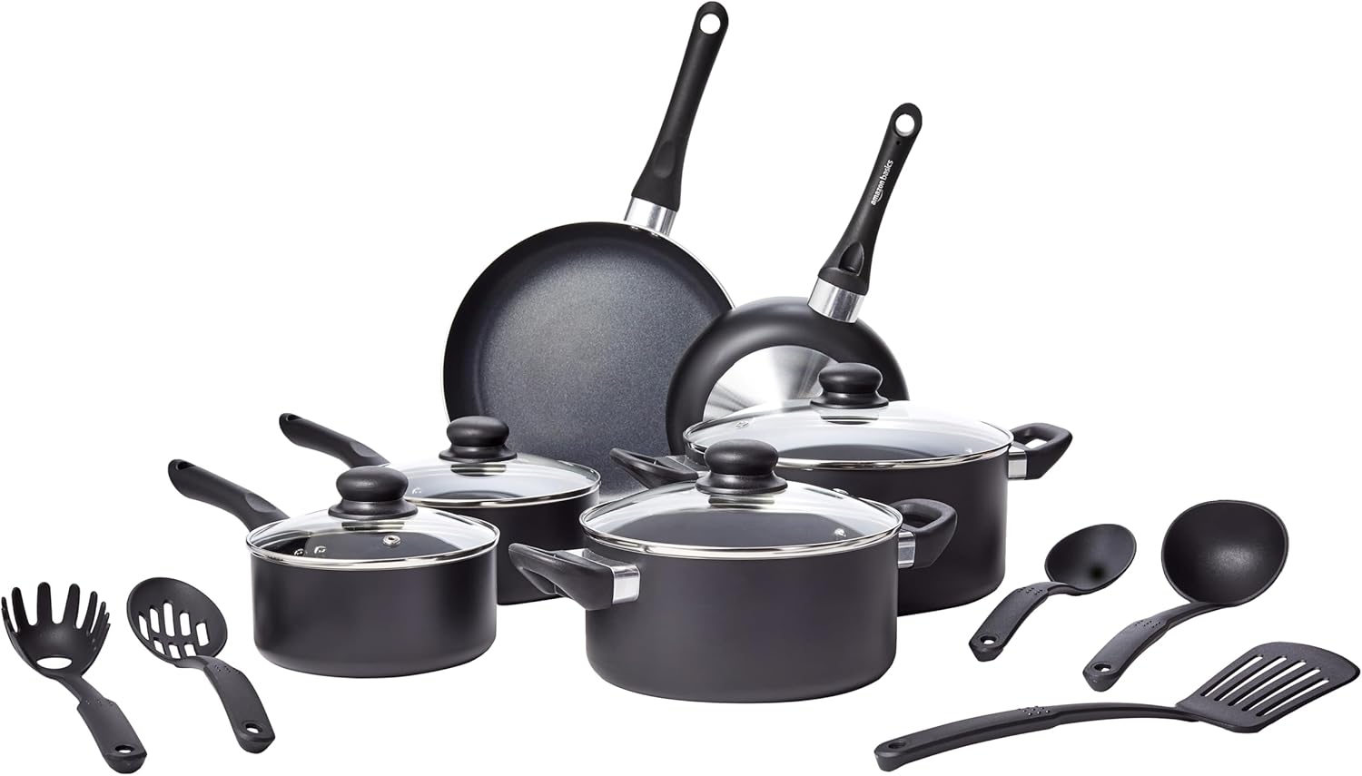 Non Stick Kitchen Cookware 15-Piece Set for Effortless Cooking