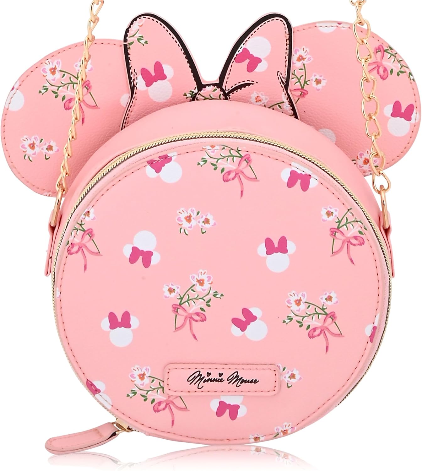 Minnie Mouse Leather Crossbody Bag - Stylish & Versatile!