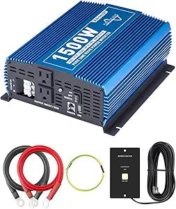 1500W Pure Sine Wave Inverter for Camping and Off-Grid Use