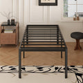 20 Inch High Twin XL Bed Frame with Rounded Corner Legs - Storage