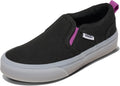Vans Girls' Asher Slip-On Shoe - Everyday Comfortable Style Sneakers