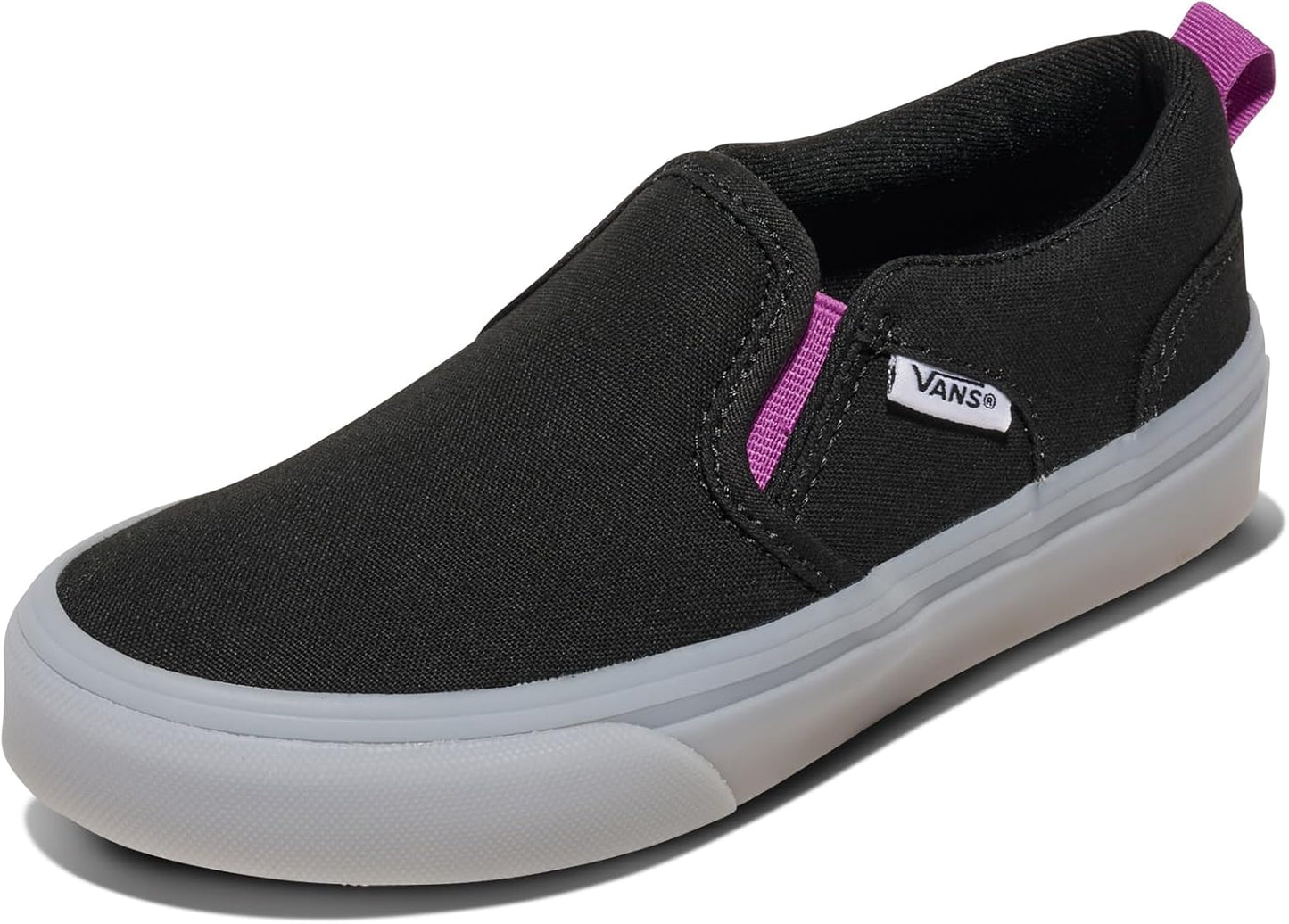 Vans Girls' Asher Slip-On Shoe: Everyday Comfort and Style