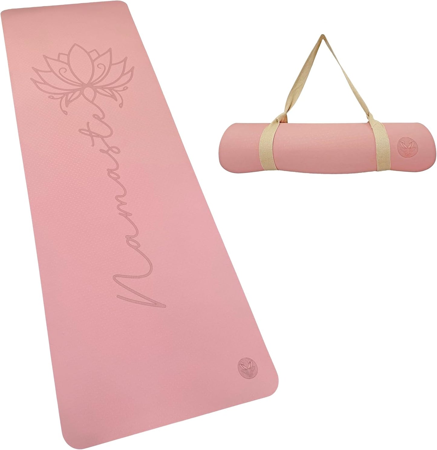 Lotus et Moi Non Slip Yoga Mat - 6mm Thickness