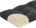 baibu 40 Inch Memory Foam Bench Cushion - Dual Layer Comfort
