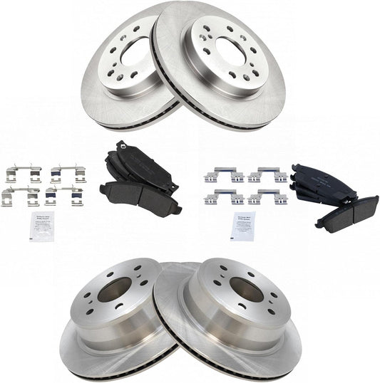 TRQ Brake Pad & Rotor Kit for 2007 Cadillac Escalade Models