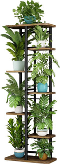 Plant Stand 7 Tier 8 Potted Metal Shelf - Space-Saving Display