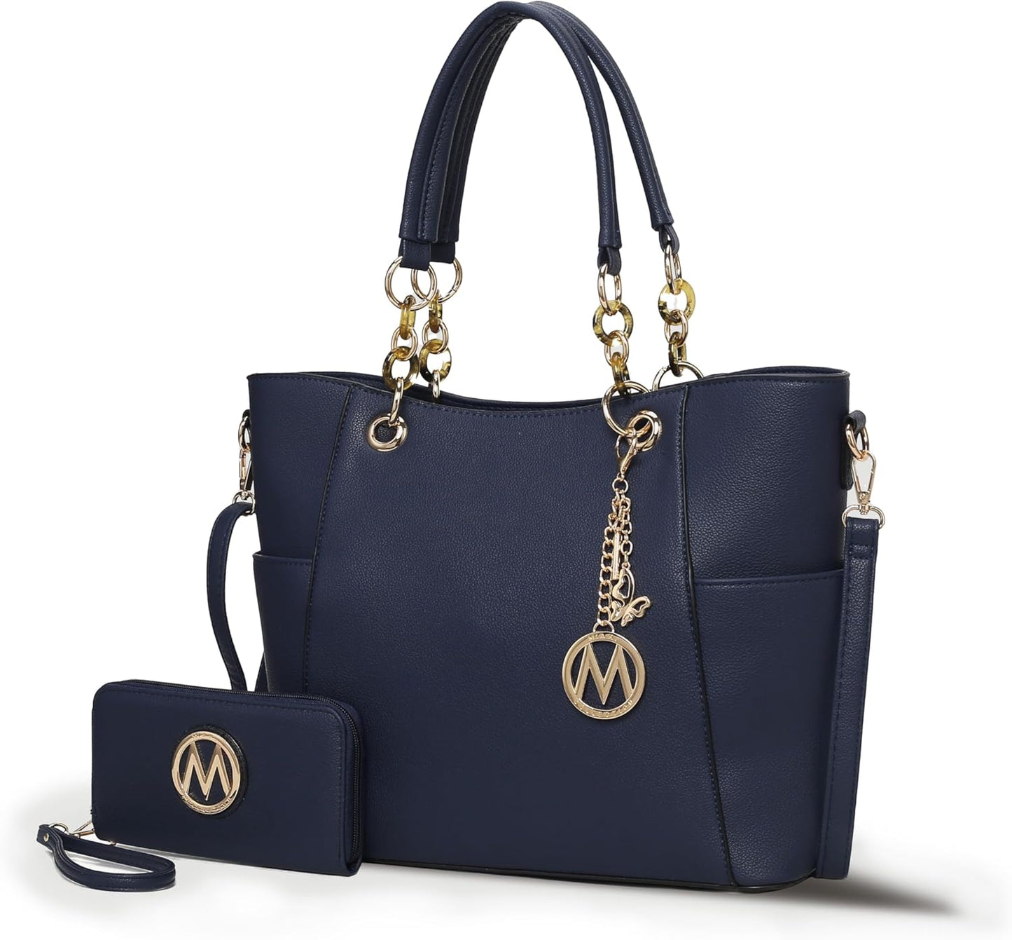 MKF Collection Tote Bag Set for Women - Stylish Vegan Leather