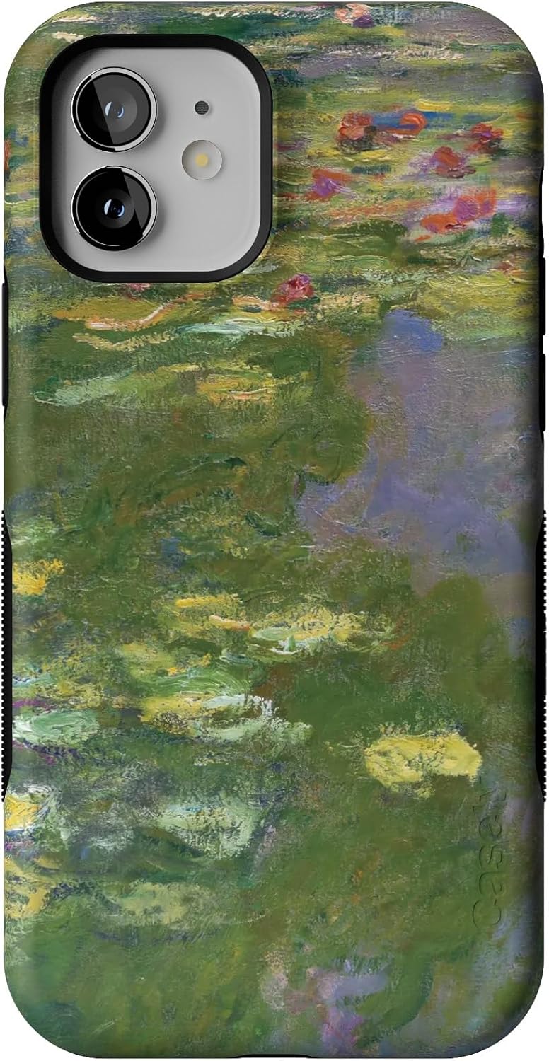 Casely iPhone 12 Case with Monets Water Lilies Design