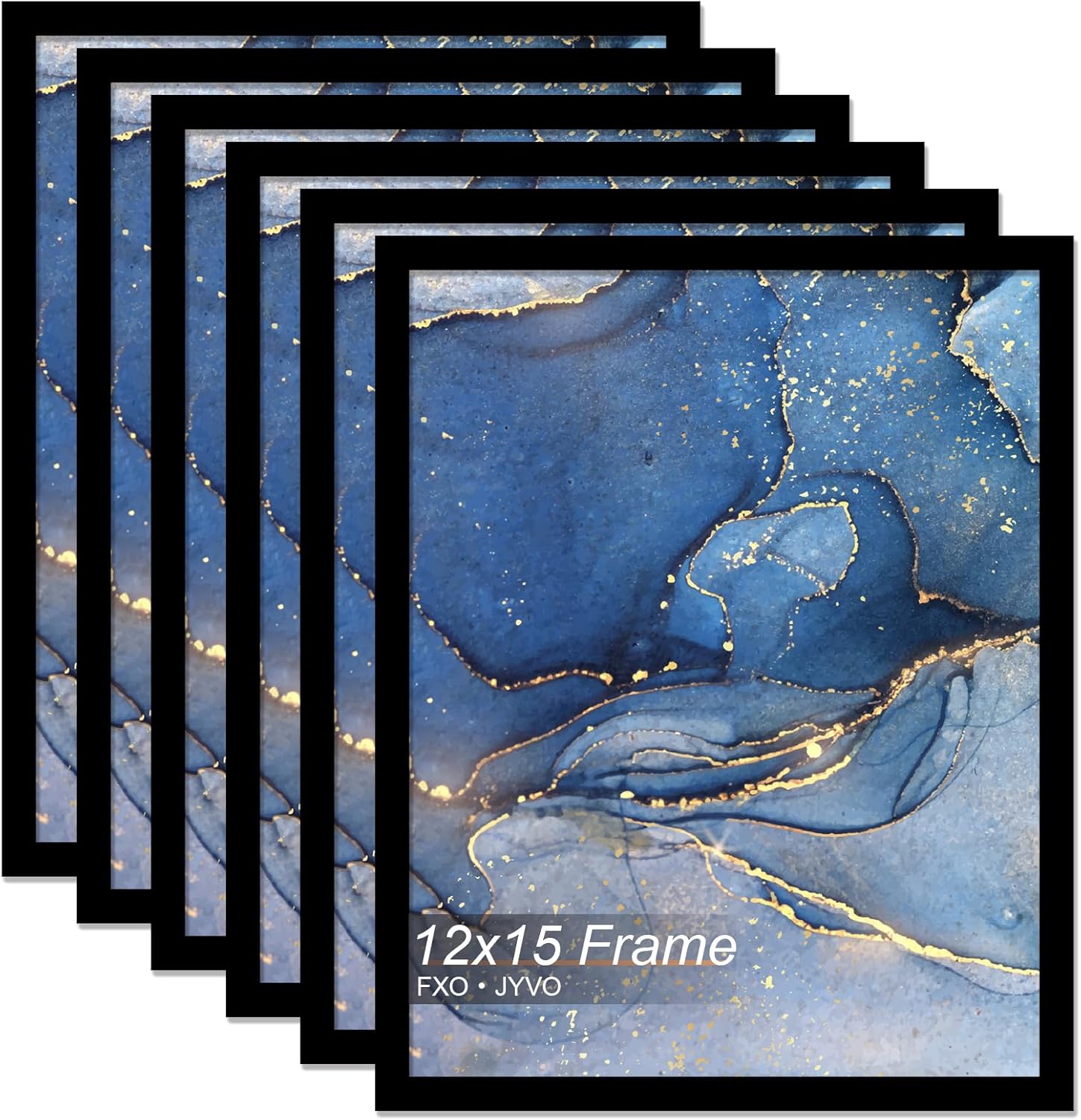 12x15 Picture Frame Set of 6 for Stunning Wall Displays