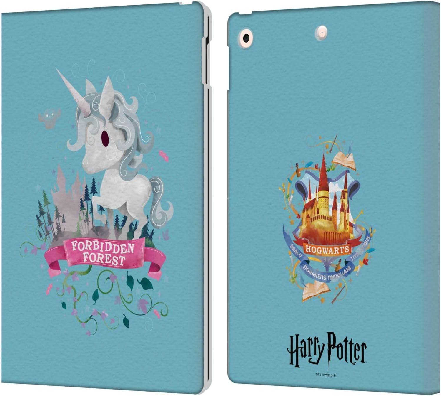 Harry Potter Unicorn Deathly Hallows II Leather Wallet Case