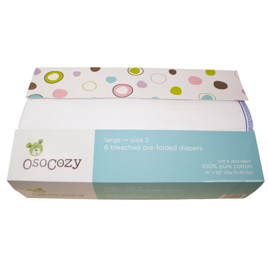 OsoCozy Size 2 Cloth Diapers - Soft, Absorbent & Durable