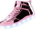 APTESOL Kids LED Light Up Shoes with Adjustable Hook & Loop - Sparkly