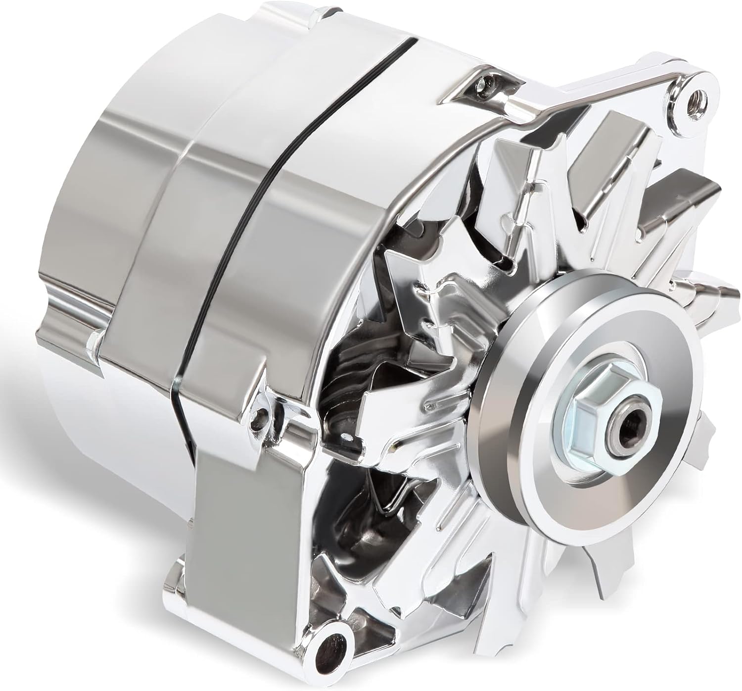 3 Wire Alternator Replacement for Chrome Self Exciting Street Rod