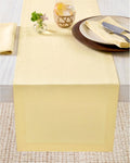 Solino Home Linen Table Runner 14 x 108 in - Golden Straw