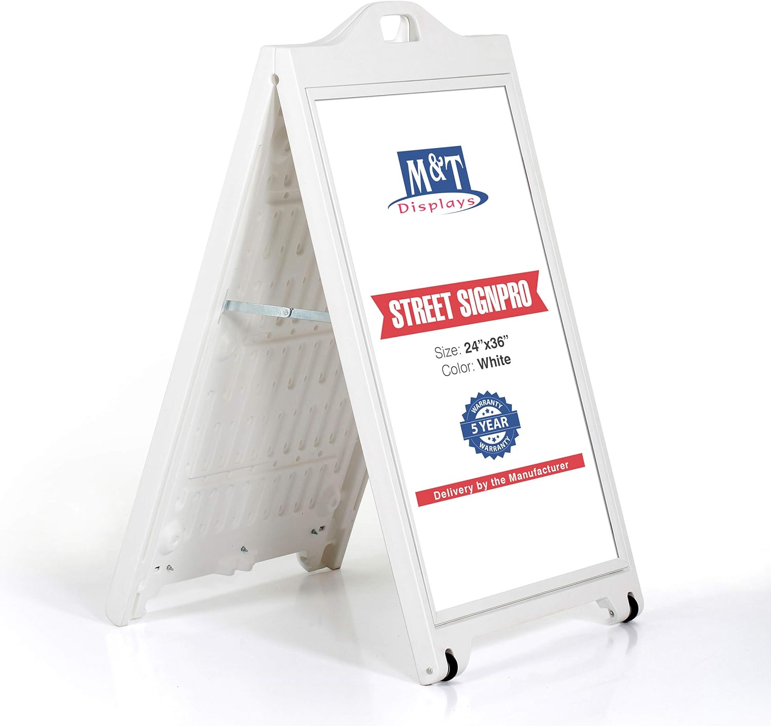 M&T Displays Street SignPro A-Frame Sidewalk Sign for Advertising