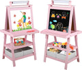 Kinder King 3 in 1 Kids Art Easel for Creative Fun and Learning
