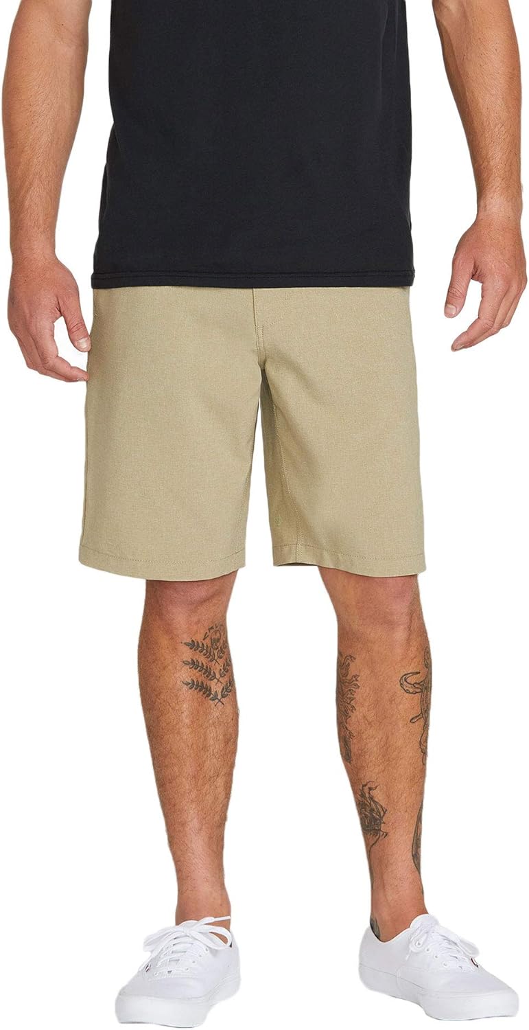 Volcom Men's Kerosene 21in Hybrid Chino Shorts for Comfort