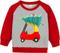 Toddler Boy Girls Christmas Sweatshirt Raglan Long Sleeve - Festive