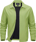 MAGCOMSEN Men's Lightweight Windbreaker Jacket - Casual Full Zip Shoes
