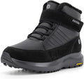FitVille Wide Width Mens Winter Boots - Cozy Fur Lined Snow Boot
