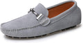 Penny Loafers for Men Suede Calf Leather Slip-On Dress Shoes