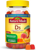 Vitamin D3 5000 IU Extra Strength Gummies - Bone & Immune Support