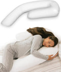 MedCline Therapeutic Full Length Body Pillow - J-Shaped Support