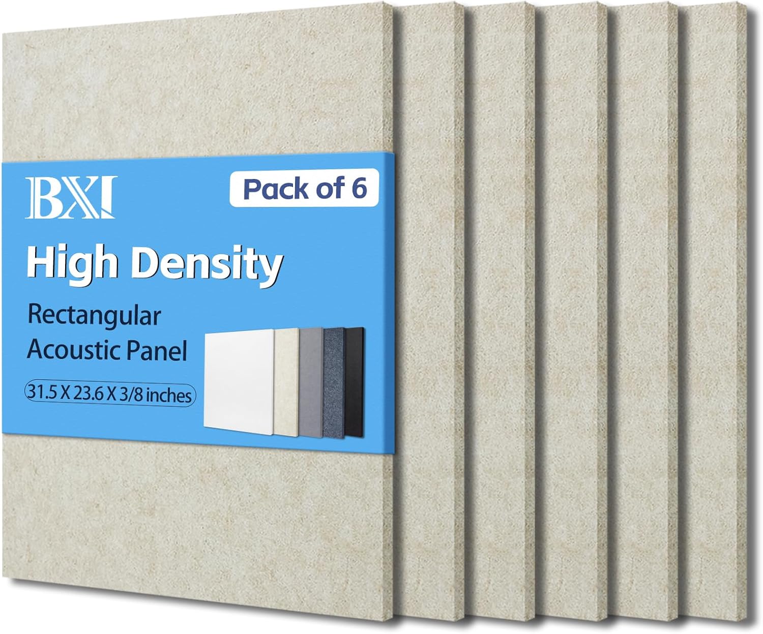 BXI Sound Absorber Panels for Echo Reduction and Acoustic Treatment