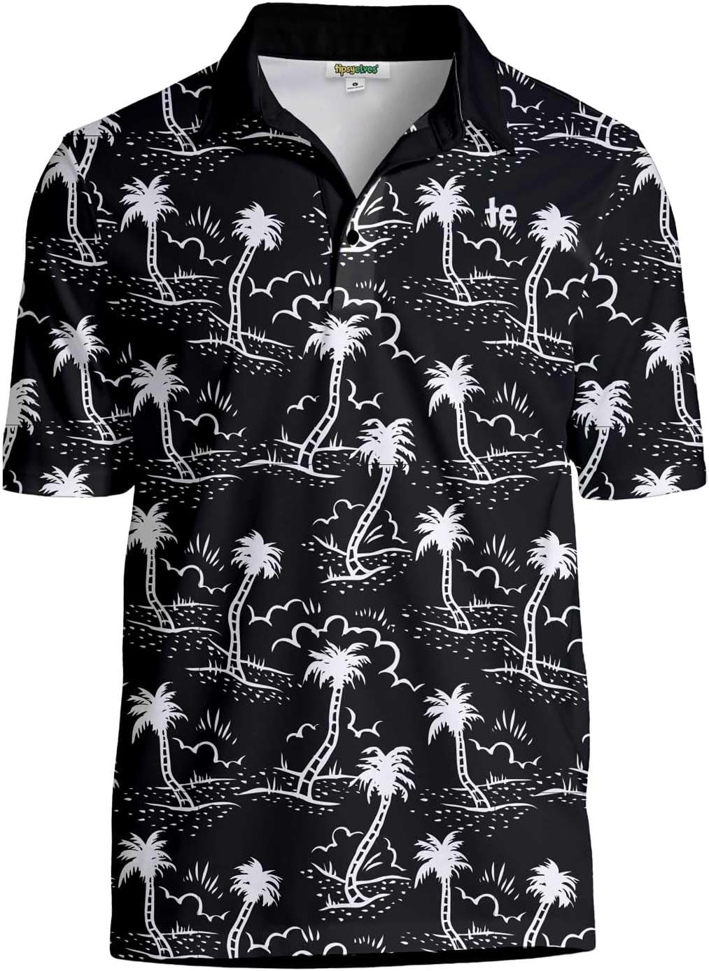 Tipsy Elves Golf Shirts for Men - Performance Athletic Fit Polos
