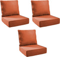 Outdoor Cushion Set for Patio Furniture - 6 Inch Thick Foam
