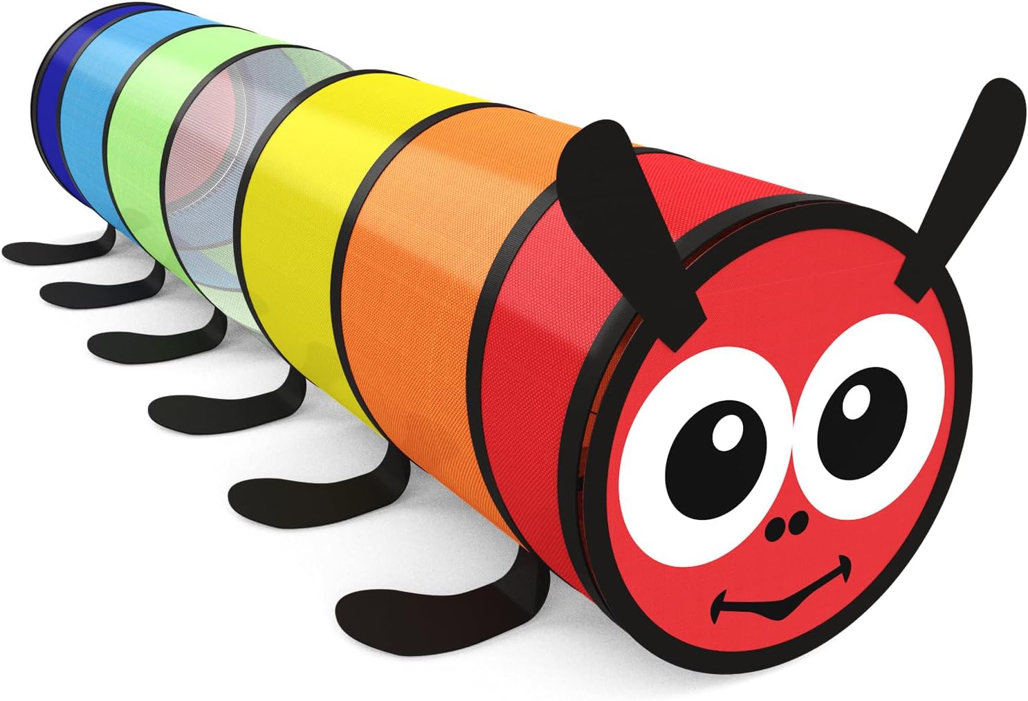 Colorful 6ft Kids Play Tunnel for Toddlers - Fun Crawl Solution