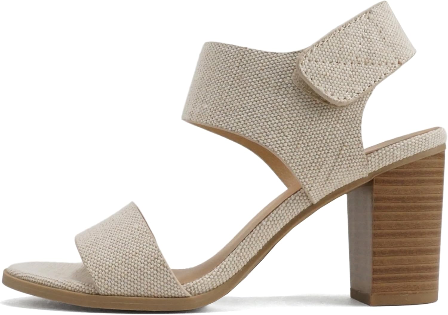 Soda Wait-A Women Open Round Toe Chunky Heel Dress Sandals