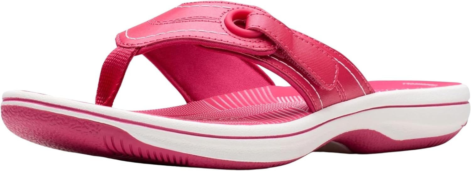 Clarks Women's Breeze Reyna Flip-Flop for All-Day Comfort