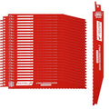 Souyou 25 Pack 9 Inch Reciprocating Saw Blades for Cutting