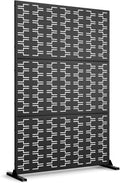 Outdoor Metal Privacy Screen 72in H x 47in W for Elegant Shielding