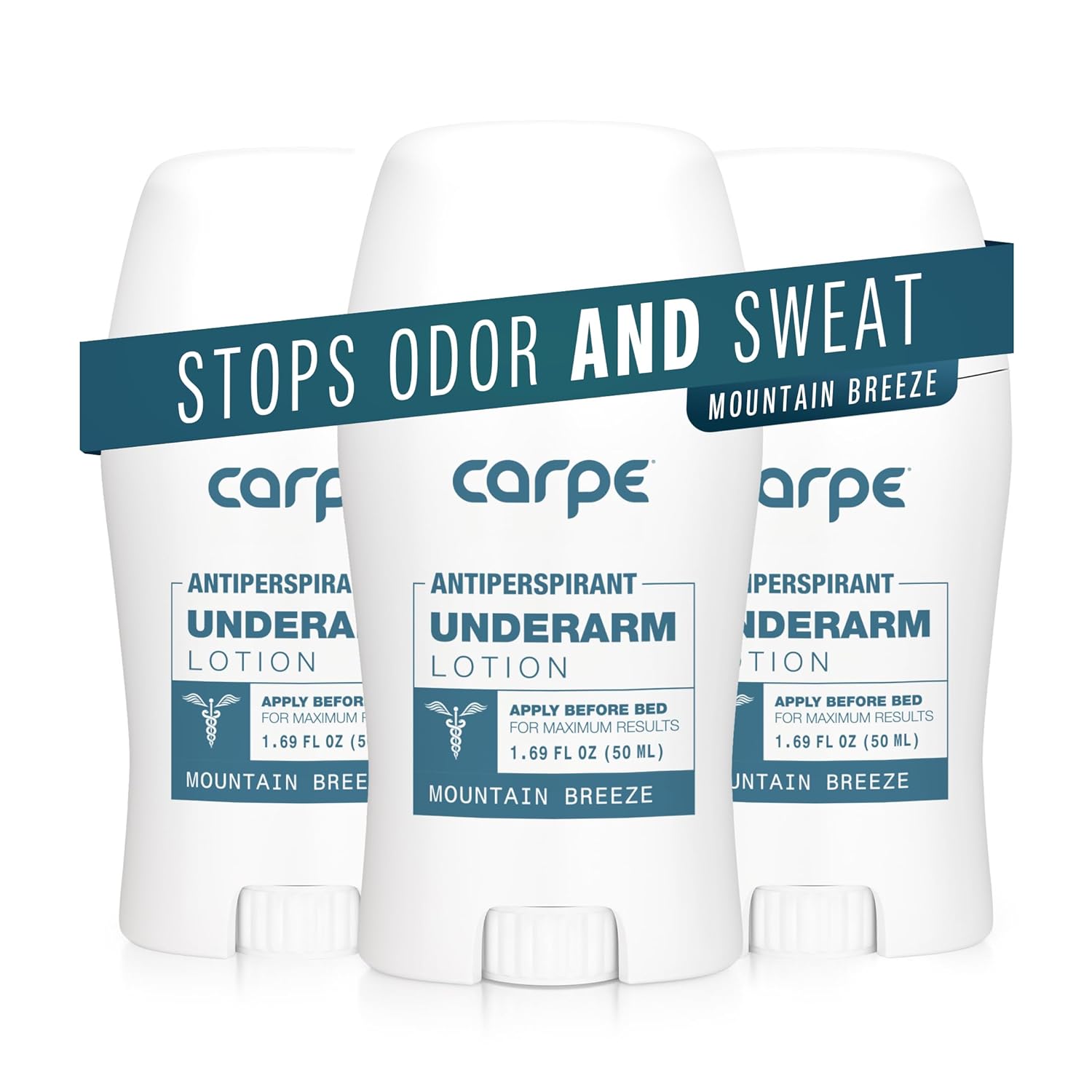 Carpe Underarm Antiperspirant and Deodorant for Excessive Sweating