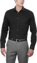 Men's Slim Fit Non-Iron Herringbone Dress Shirt - Cool Wicking