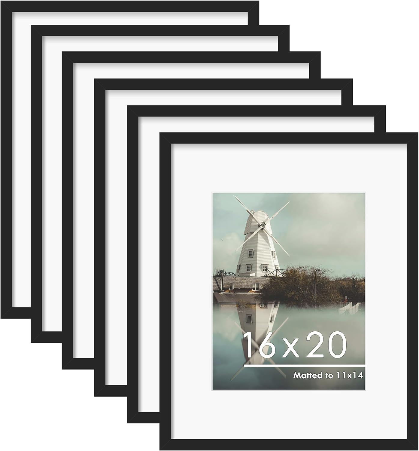 16x20 Picture Frame Set of 6 for Stunning Wall Displays