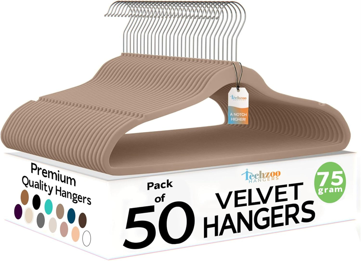 Premium Quality Velvet Hangers for Closet Space Saving Needs