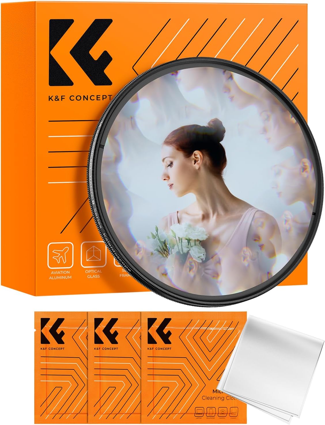 Kaleidoscope Filter for Camera Lens - Special Effects Prism Glass
