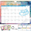 Calendar 2025 18-Month Wall Calendar - Compact Magnetic Planner