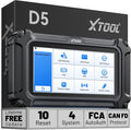 XTOOL D5 Car Code Reader and Reset Tool - Compact 4-System Diagnostic