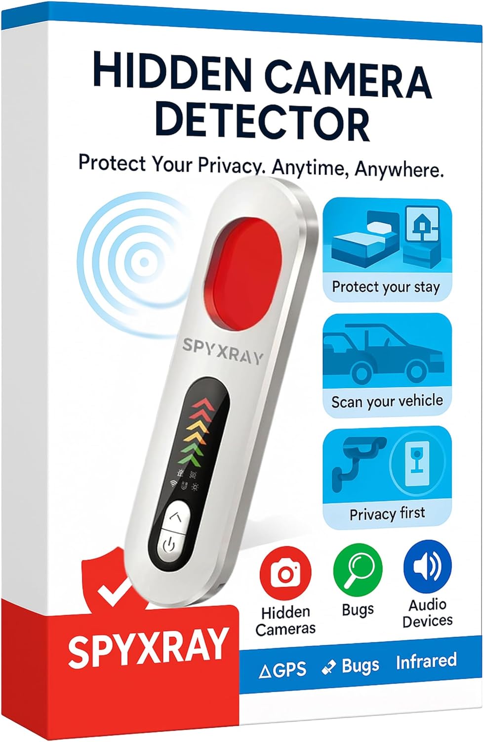 SPYXRAY Portable 5-in-1 Detector for Safety
