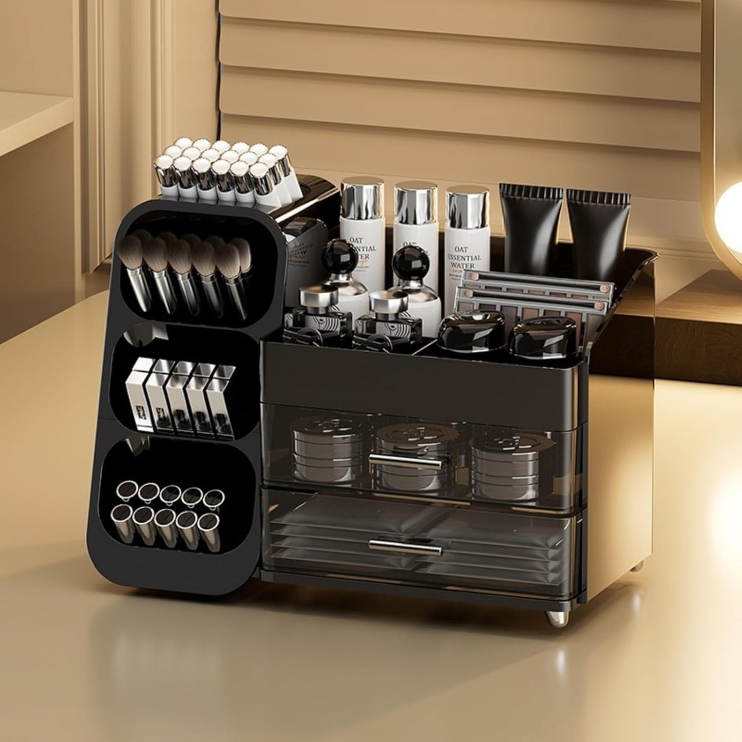 Makeup Organizer with Drawers for Vanity - Chic Storage Solution