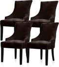 Lellen Velvet Stretch Wingback Chair Cover for Home Decor