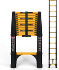 12.5 FT Telescoping Ladder - Compact, ANSI Certified Heavy Duty